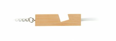 Logotrade promotional merchandise photo of: Bamboo key ring and stand Salo